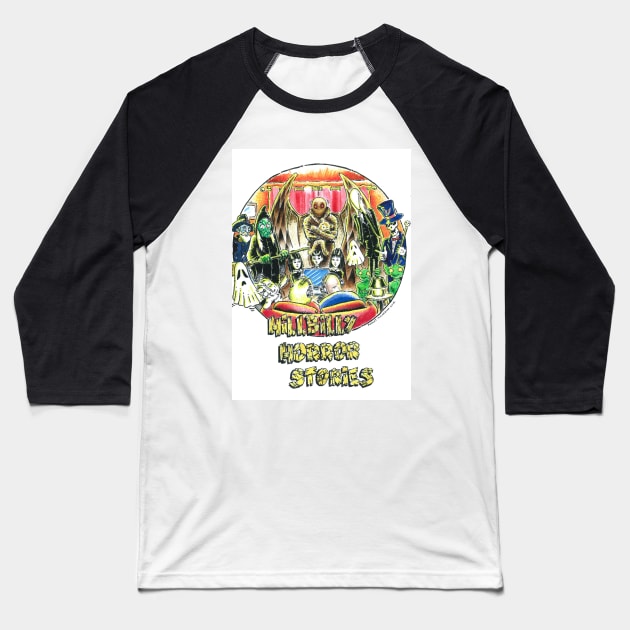 HHS & Friends Baseball T-Shirt by Hillbilly Horror Stories